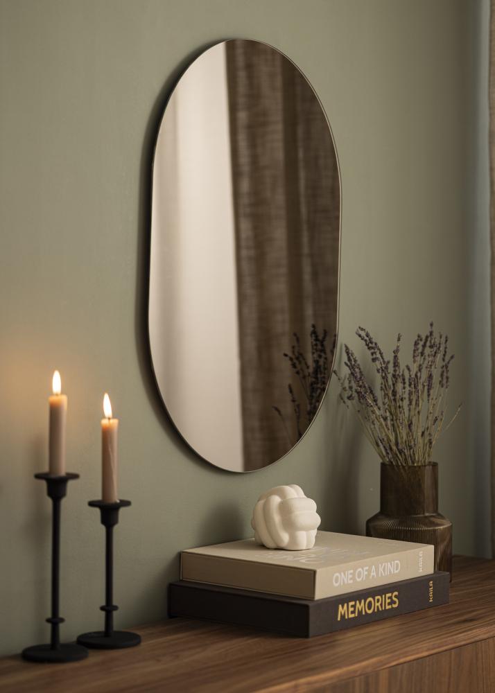 KAILA KAILA Mirror Oval Dark Bronze 50x70 cm