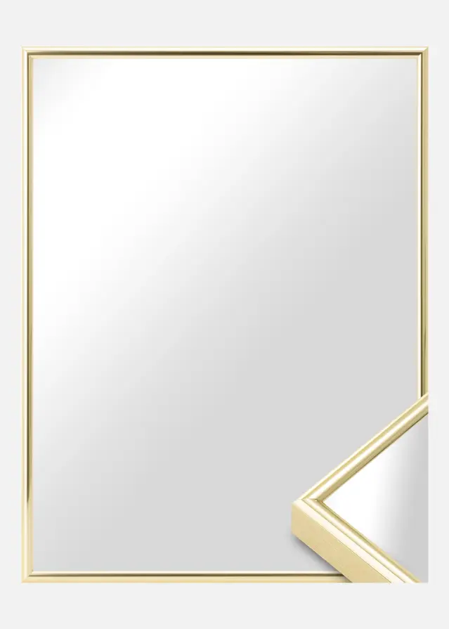 Ramverkstad Mirror Sandhamn Gold - Custom Size