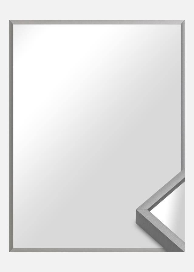 Ramverkstad Mirror Nilsen Premium Alpha Brushed Steel - Custom Size