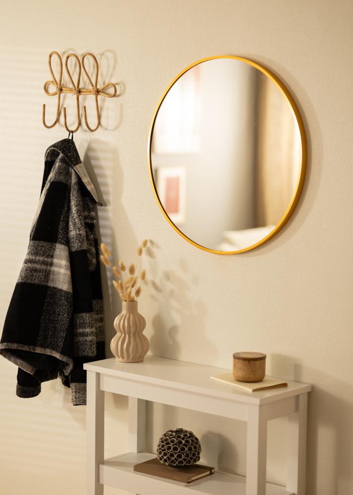 House Nordic Mirror Madrid Brass 60 cm Ø