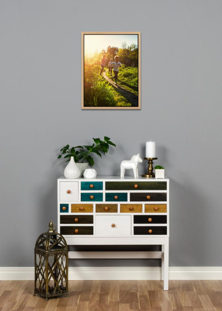 Ramverkstad Växbo Canvas picture frame Oak - Custom Size