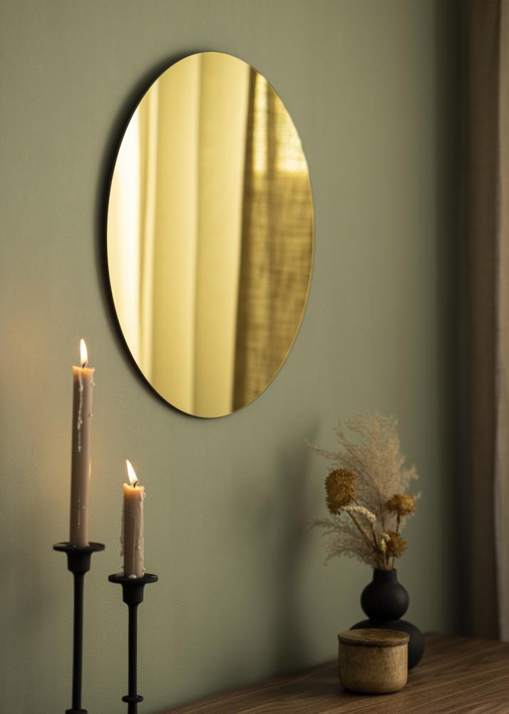 KAILA KAILA Round Mirror Gold 50 cm Ø