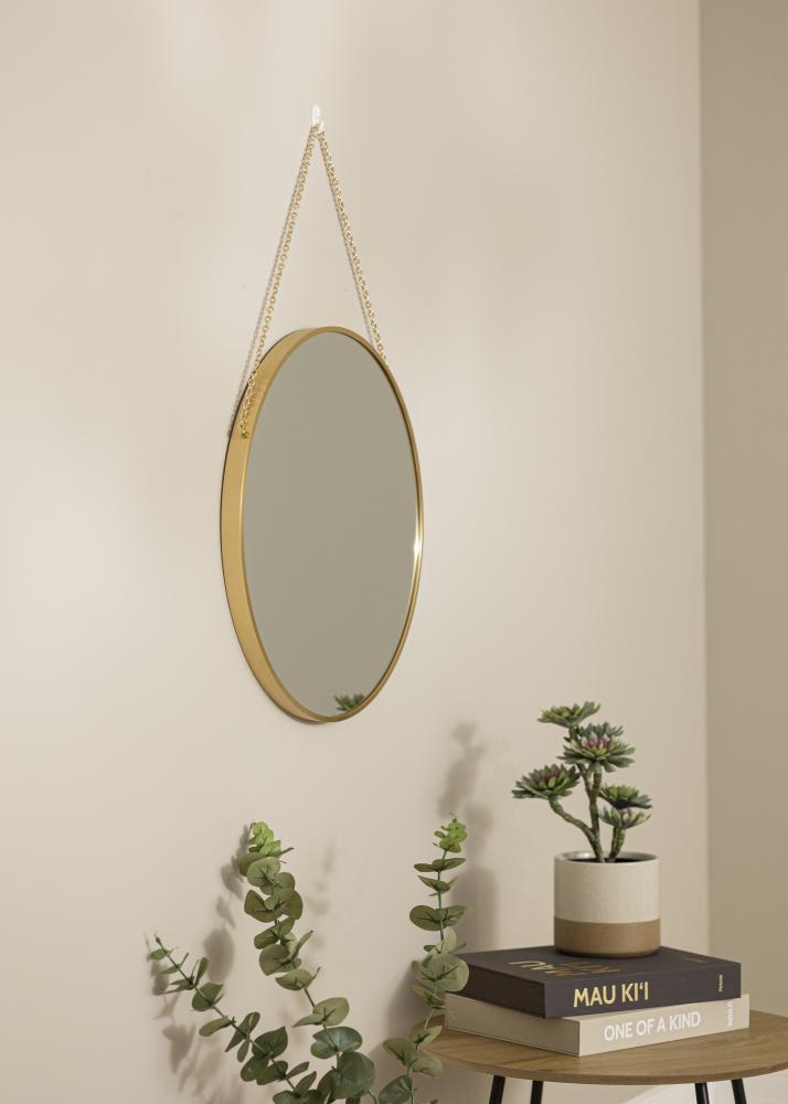 Artlink Round Mirror Modern Deep Gold 51 cm Ø