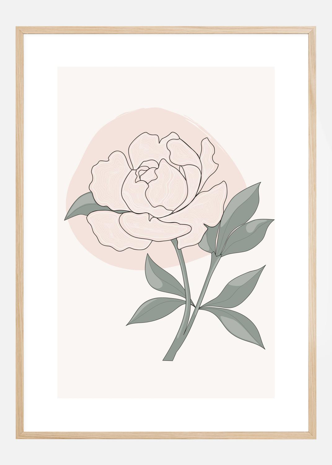 Product Image for PEONY Poster (21x29.7 cm (A4))