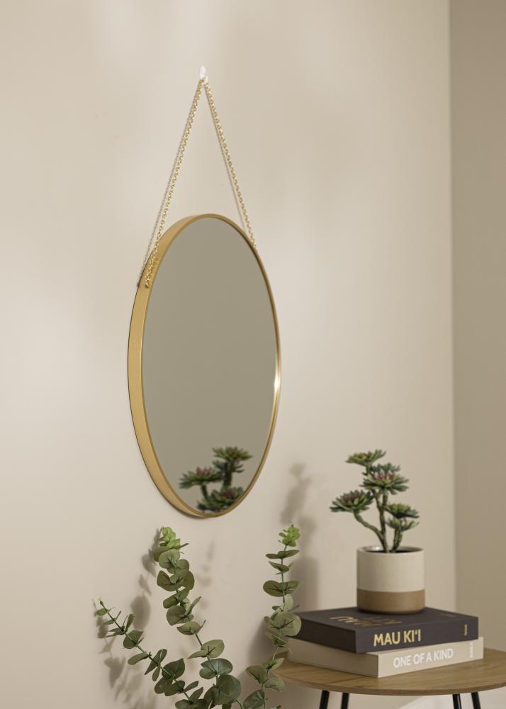 Artlink Round Mirror Modern Deep Gold 61 cm Ø