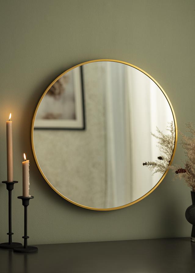 KAILA KAILA Round Mirror - Edge Gold 60 cm Ø