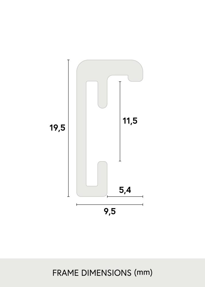 Nielsen Frame Nielsen Premium Classic Silver 70x90 cm