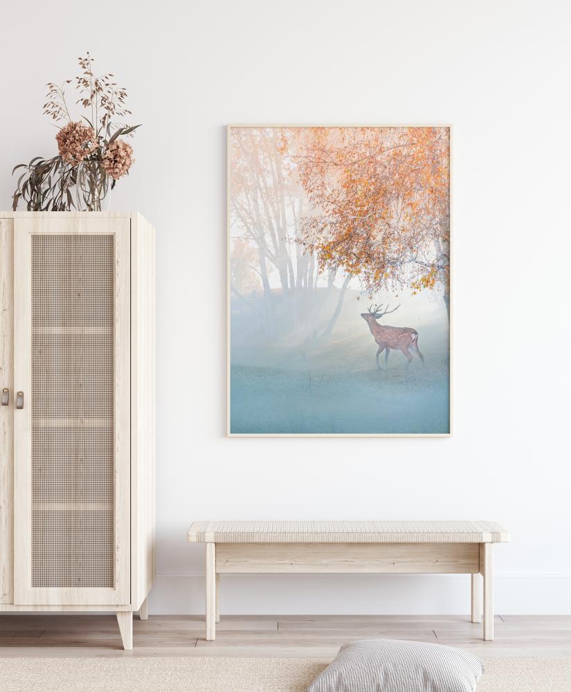 Bildverkstad Elk Lost In Mist Poster