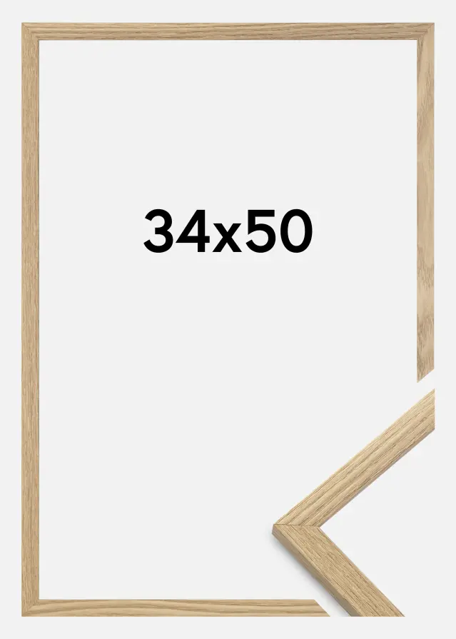 Artlink Frame Trendy Acrylic Glass Oak 34x50 cm