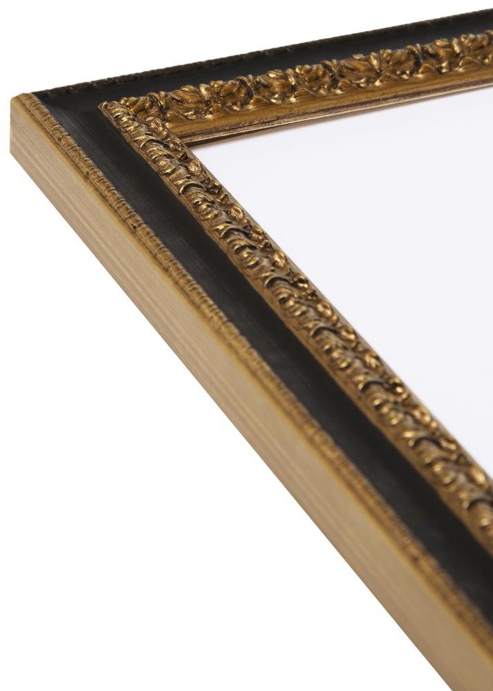 Ramverkstad Mirror Drottningholm Gold II - Custom Size