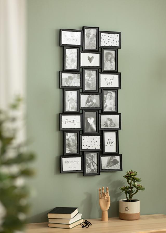 BGA Living Large Collage Frame Black - 21 Pictures