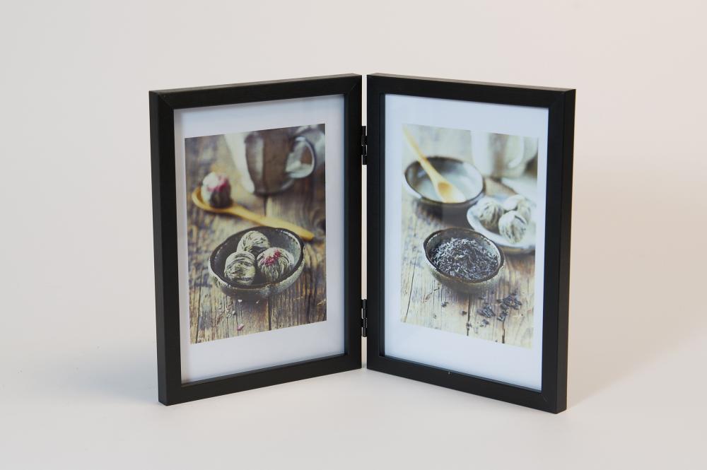 Focus Rock Black Folding picture frame 13x18 cm