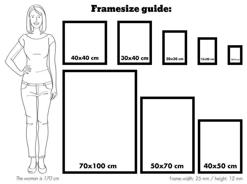 Artlink Frame Trendline White 22.7x50 cm