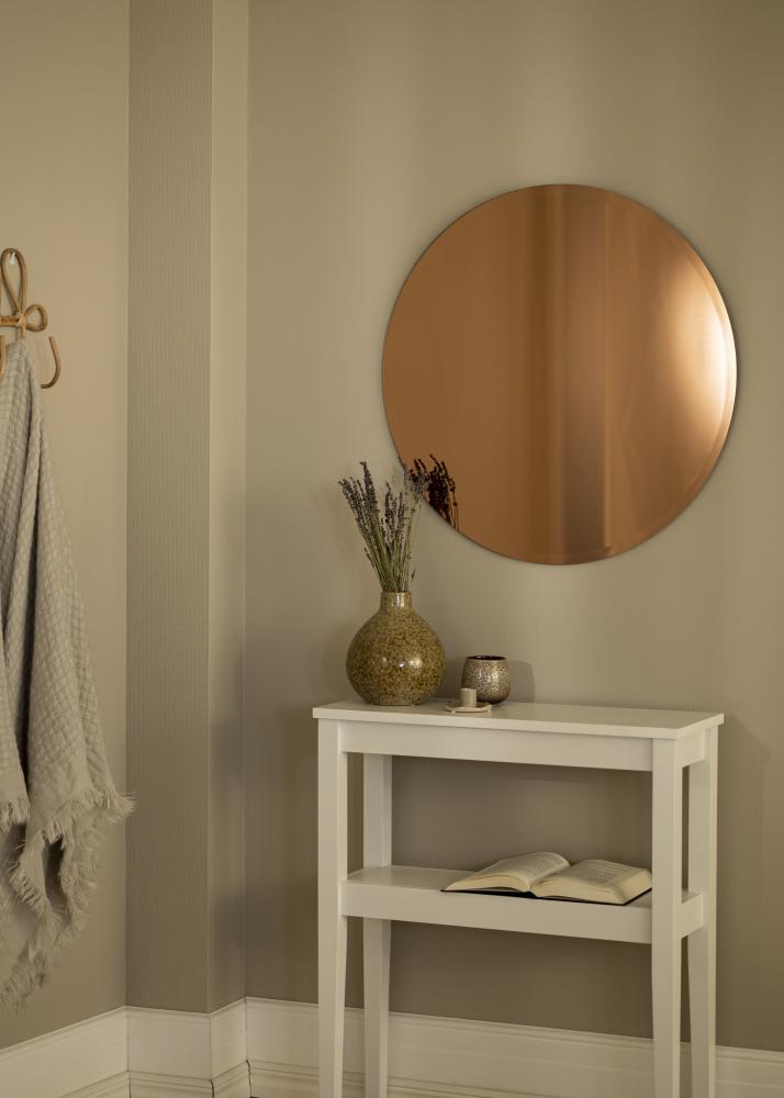 KAILA KAILA Round Mirror Rose Gold Deluxe 70 cm Ø