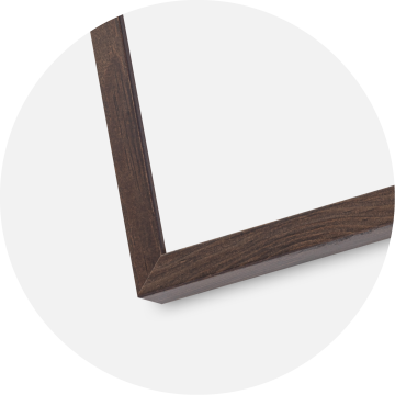 Ram med passepartou Frame E-Line Walnut 70x100 cm - Picture Mount White 60x90 cm