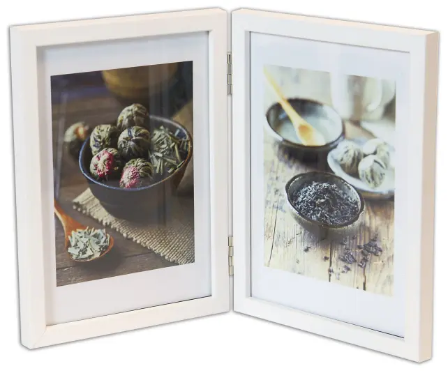 Focus Rock White Folding picture frame 13x18 cm