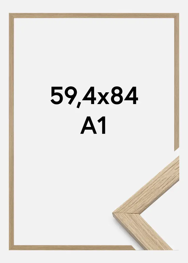 Estancia Frame Stilren Acrylic glass Oak 59,4x84 cm (A1)