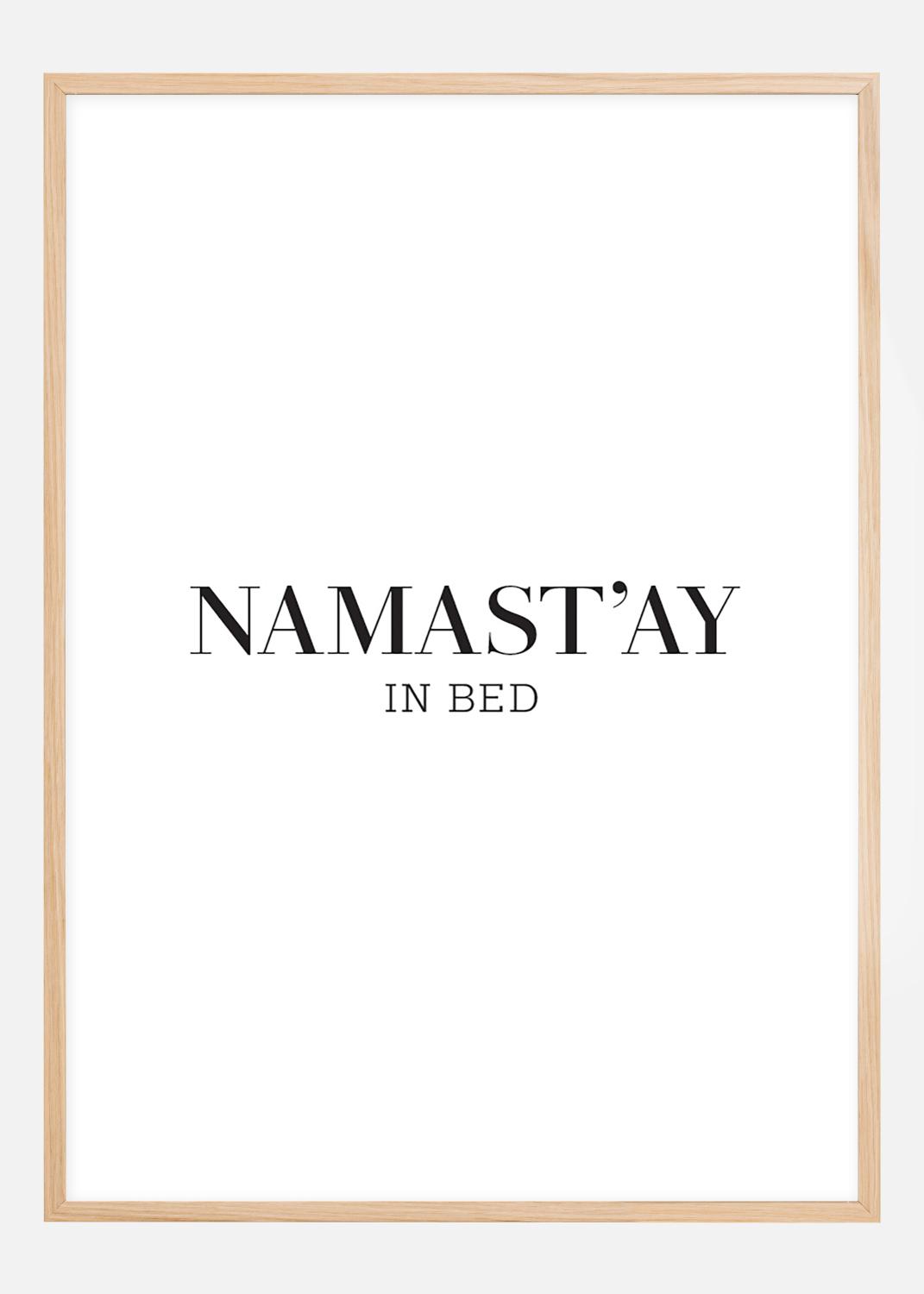 Product Image for namast'ay in bed Poster (21x29.7 cm (A4))