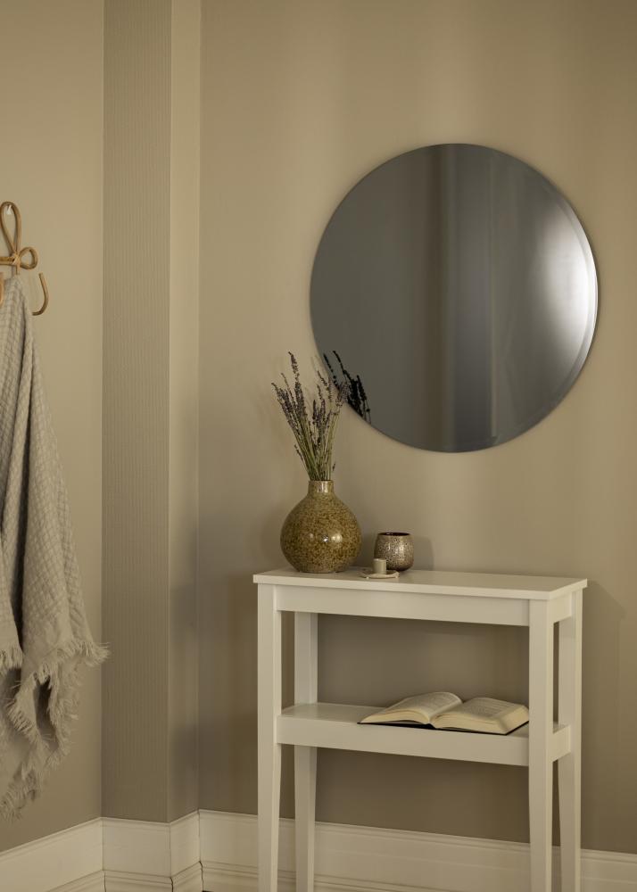 KAILA KAILA Round Mirror Dark Smoked Grey Deluxe 70 cm Ø