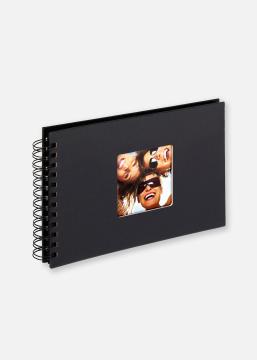 Walther Fun Spiral bound album Black - 23x17 cm (40 Black pages / 20 sheets)