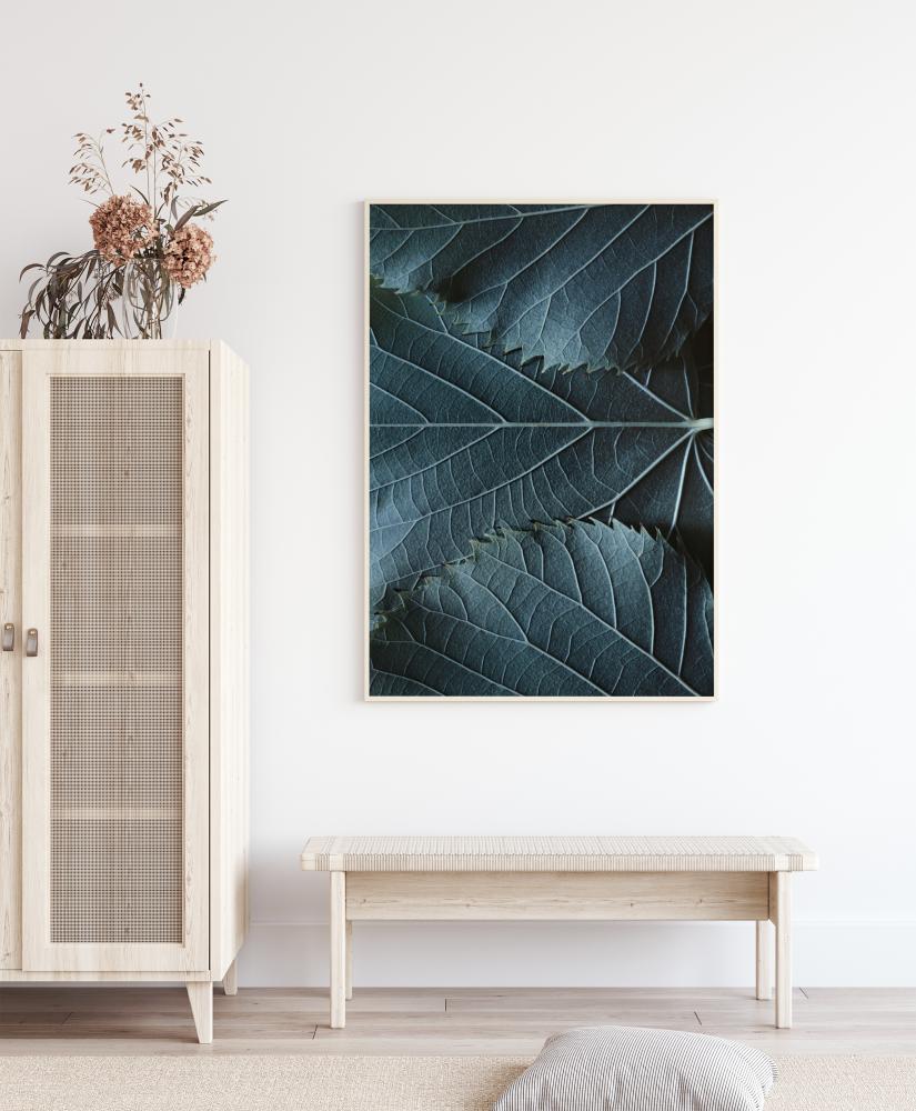 Bildverkstad Blue Leaves Poster