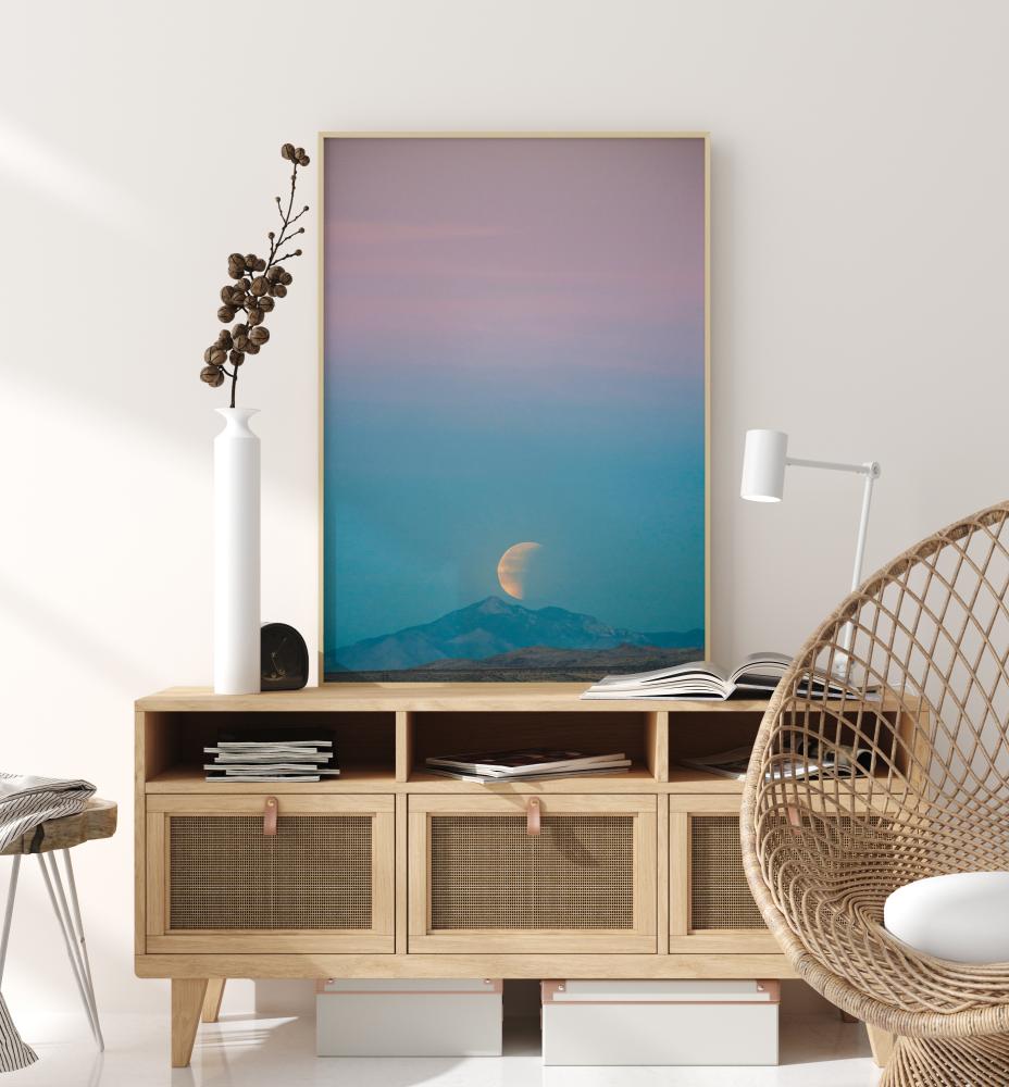 Bildverkstad Moon In The Mountains Poster