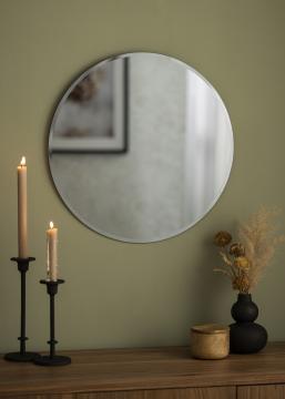 KAILA KAILA Round Mirror Dark Smoked Grey Deluxe 50 cm Ø