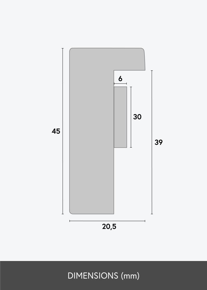 Ramverkstad Frame Balder White - Various Sizes