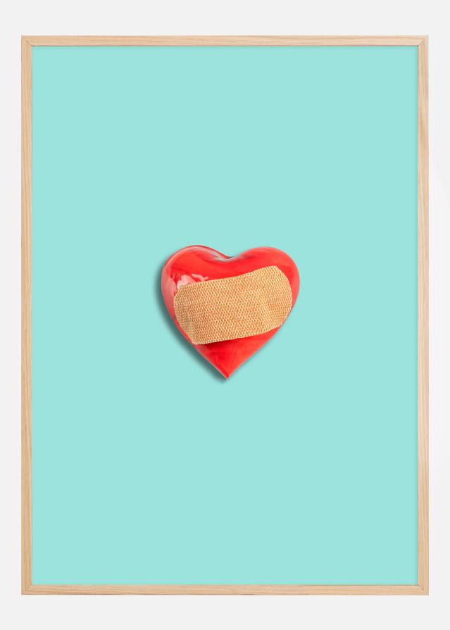 Bildverkstad Band-aid on My Heart Poster