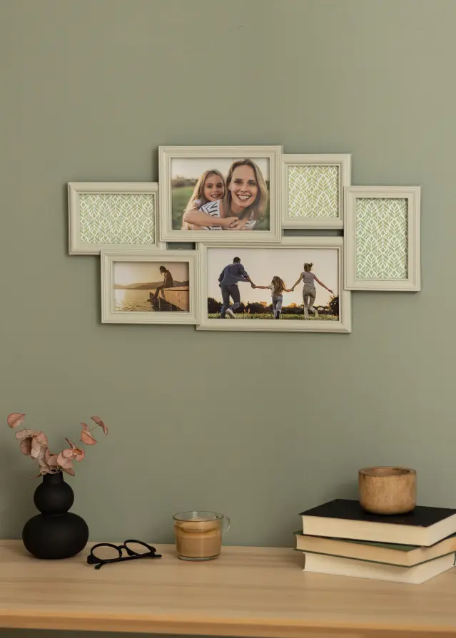 BGA Light Living Collage Frame Light Grey - 6 Pictures