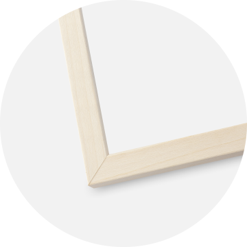 Ram med passepartou Frame Edsbyn Maple 35x50 cm - Picture Mount White 30x35 cm