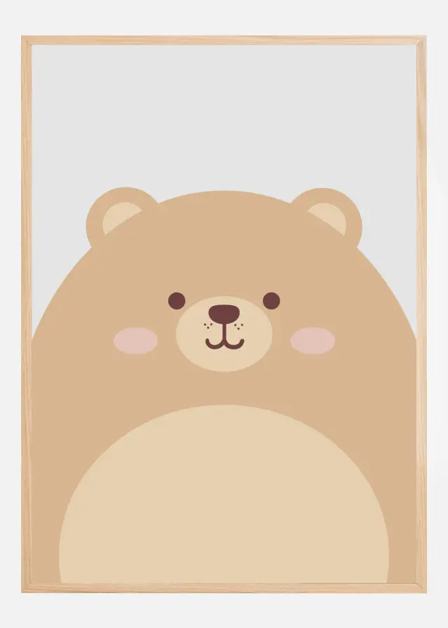 Bildverkstad Cute Bear Poster