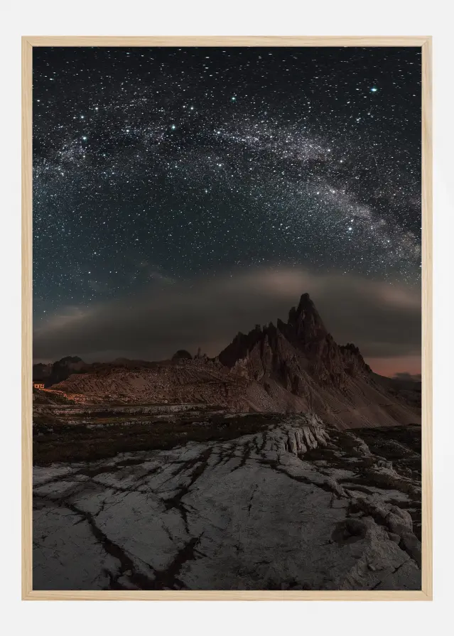 Bildverkstad Galaxy Dolomites Poster