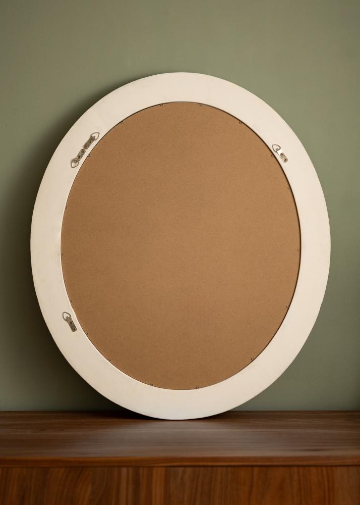 Artlink Mirror Antique White Oval 63x73 cm