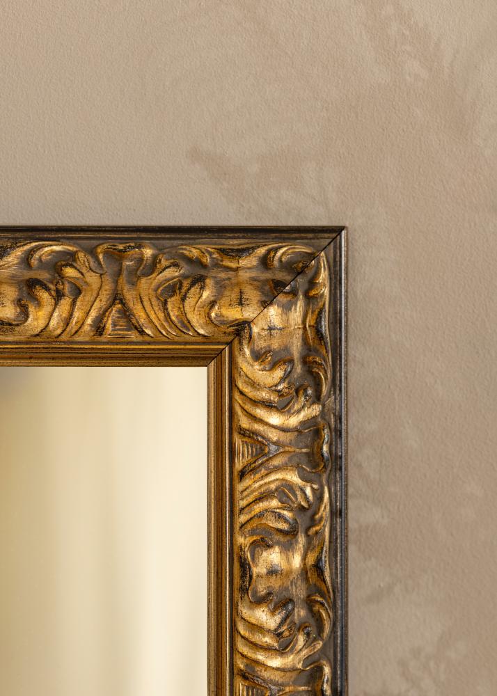 Ramverkstad Mirror Odin Gold/Black - Custom measurements