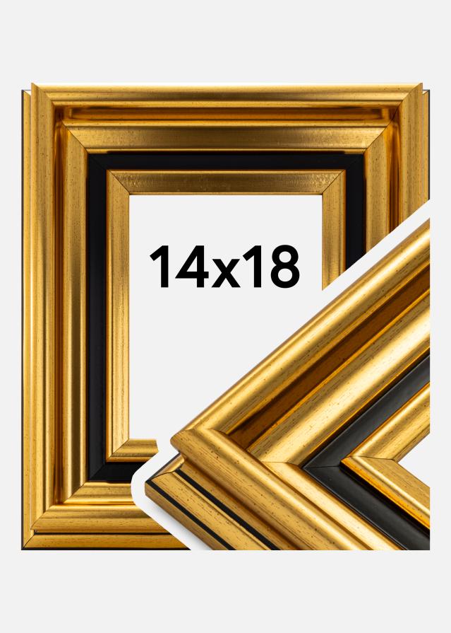 Ramverkstad Frame Gysinge Premium Gold 14x18 cm