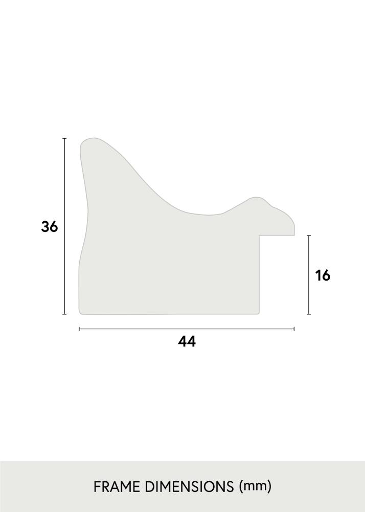 Ramverkstad 60x90 Ombud Frame Åshammar Silver - Custom Size