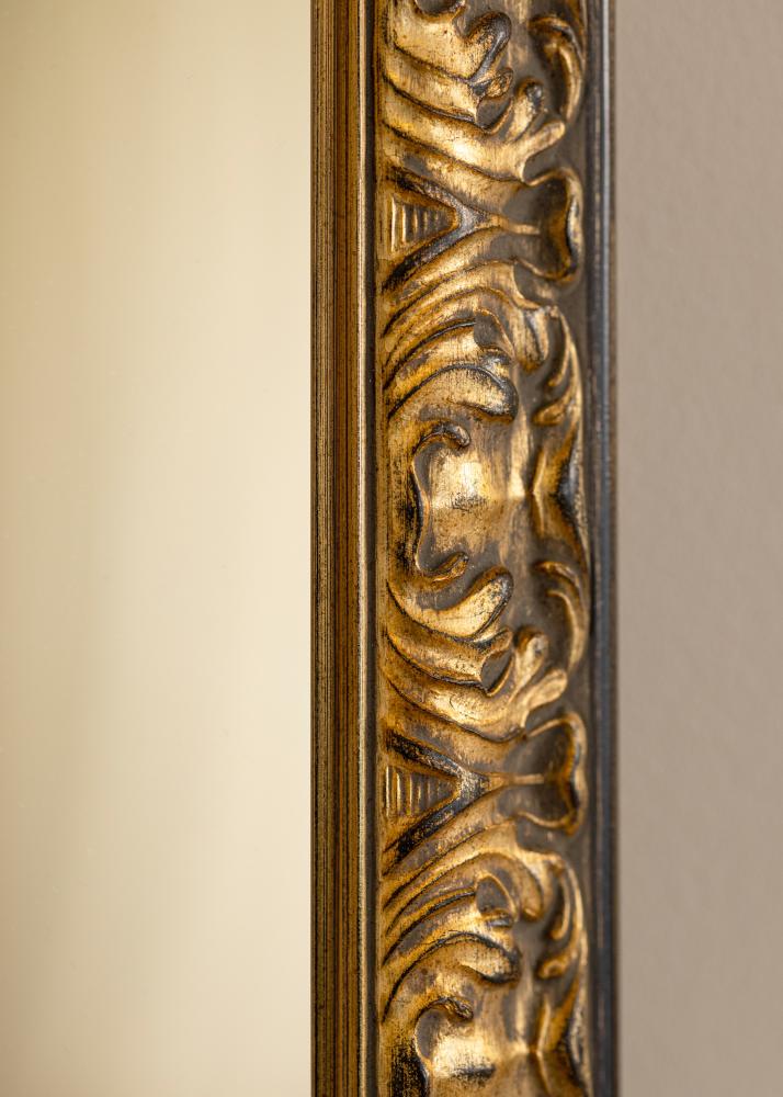 Ramverkstad Mirror Odin Gold/Black - Custom measurements