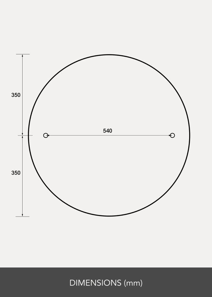 BGA Mirror Clarity 70 cm Ø