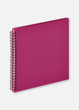 Walther Fun Spiral bound album Purple - 30x30 cm (50 White pages / 25 sheets)