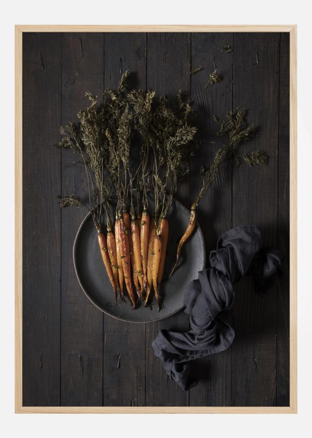 Bildverkstad Roasted Carrots Poster