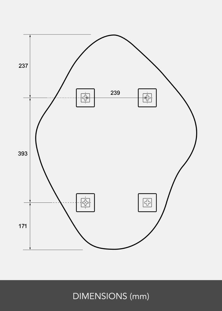 BGA Mirror Biface 60x80 cm