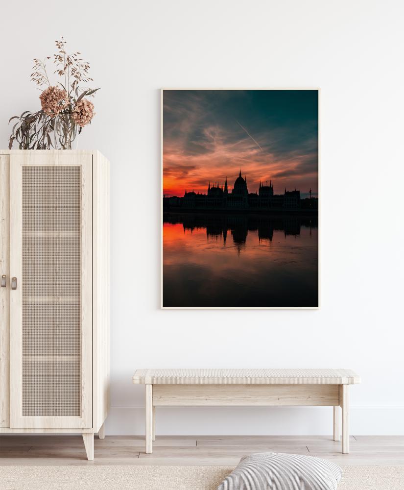 Bildverkstad Sundown Over City Poster