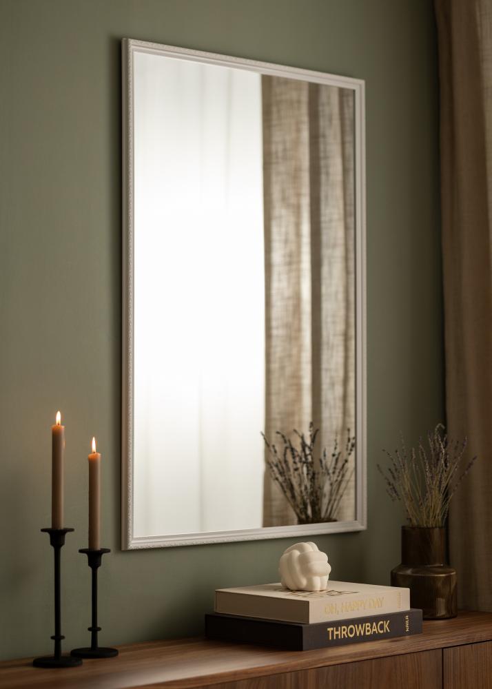 Galleri 1 Mirror Abisko White 74x104 cm