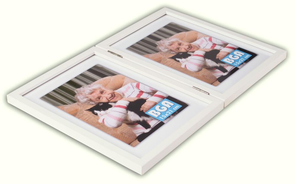 Focus Rock White Folding picture frame 10x15 cm