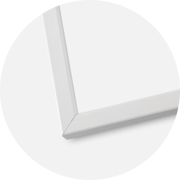 Ram med passepartou Frame Galant White 24x24 cm - Picture Mount White 18x18 cm