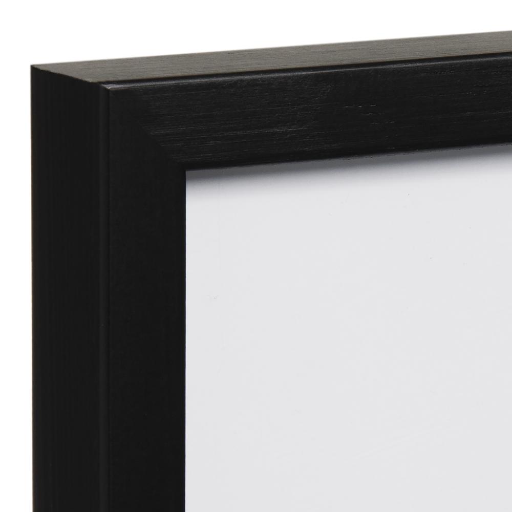 Ram med passepartou Frame Oslo Black 60x80 cm - Picture Mount Black 50x65 cm