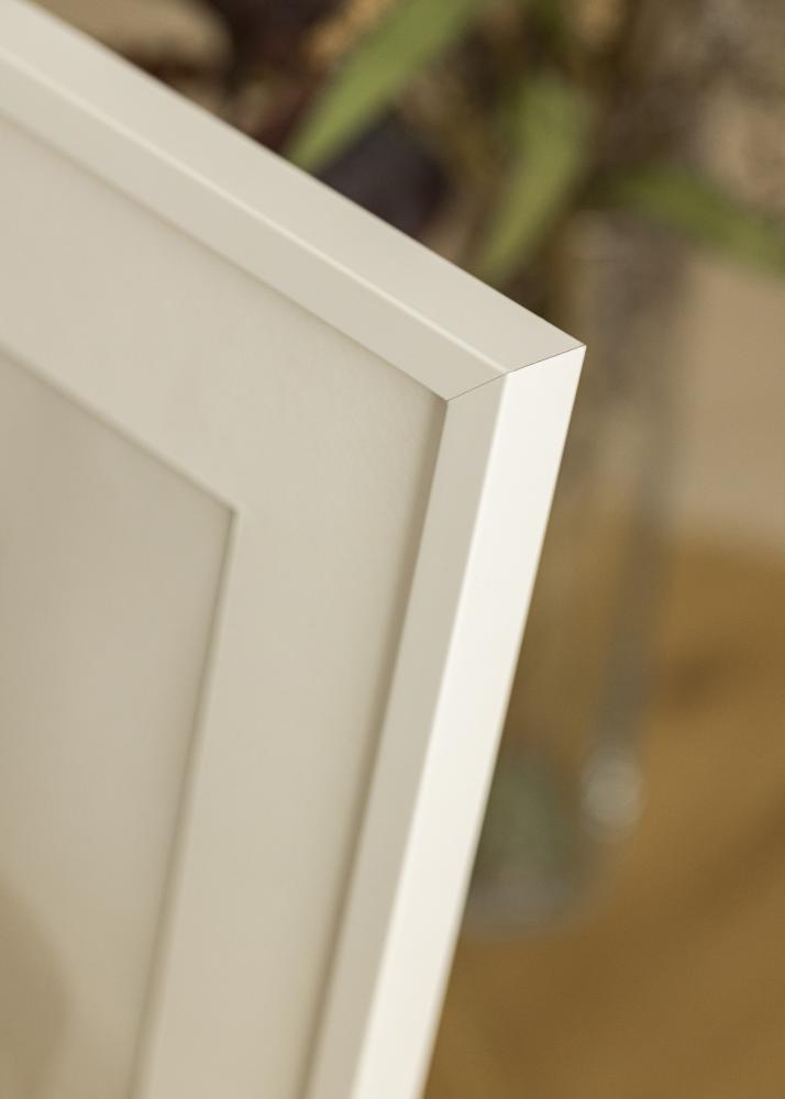 Ram med passepartou Frame E-Line White 70x100 cm - Picture Mount White 61x91,5 cm