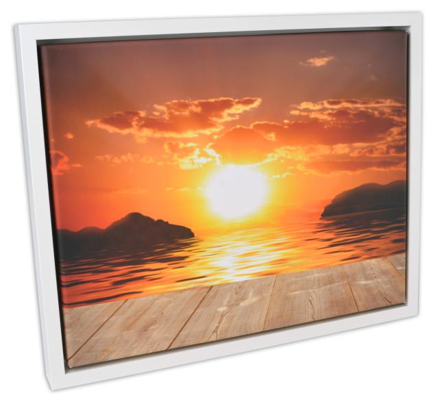 Ramverkstad Kungsgården Canvas picture frame White - Custom Size