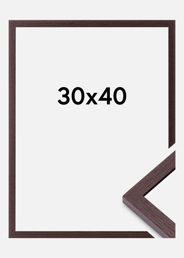 BGA Frame Modern Acrylic Glass Walnut 30x40 cm